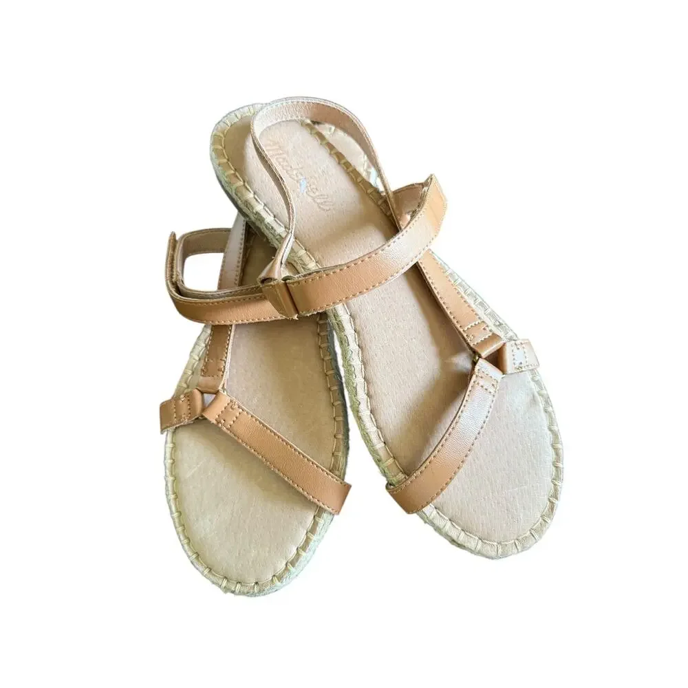 Madewell Hallie Espradilles Sandals sz 9.5 NWOB